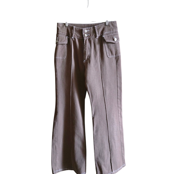 SHEIN Brown Casual Trousers - Picture 1 of 12